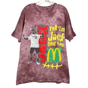 Cactus Jack x McDonalds Travis Scott Smile II Graphic Tell Em Jack Sent You Tee
